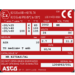 Atex Certificates For Asco Numatics Products