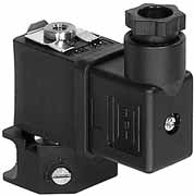 3/2 NC NO Solenoid Valve ISO 15218 (CNOMO, size 30) Interface Direct Operated, Pad Mounting Body Instant Fittings Or G 1/8 Subbases