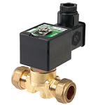 2/2 Brass Direct Acting Magnetic Latch Solenoid Valve